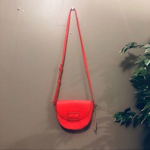 NWT Coral/Pink Cross-Body Purse